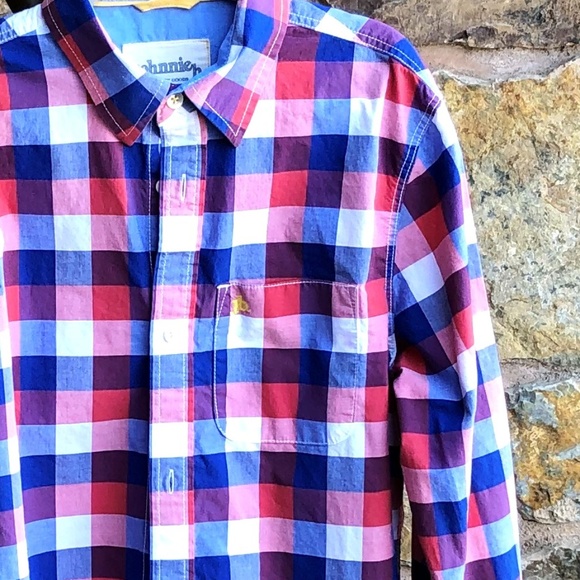 JOHNNIE BODEN {Boy's Laundered Shirt} 11-12Y RW&B - Picture 1 of 4